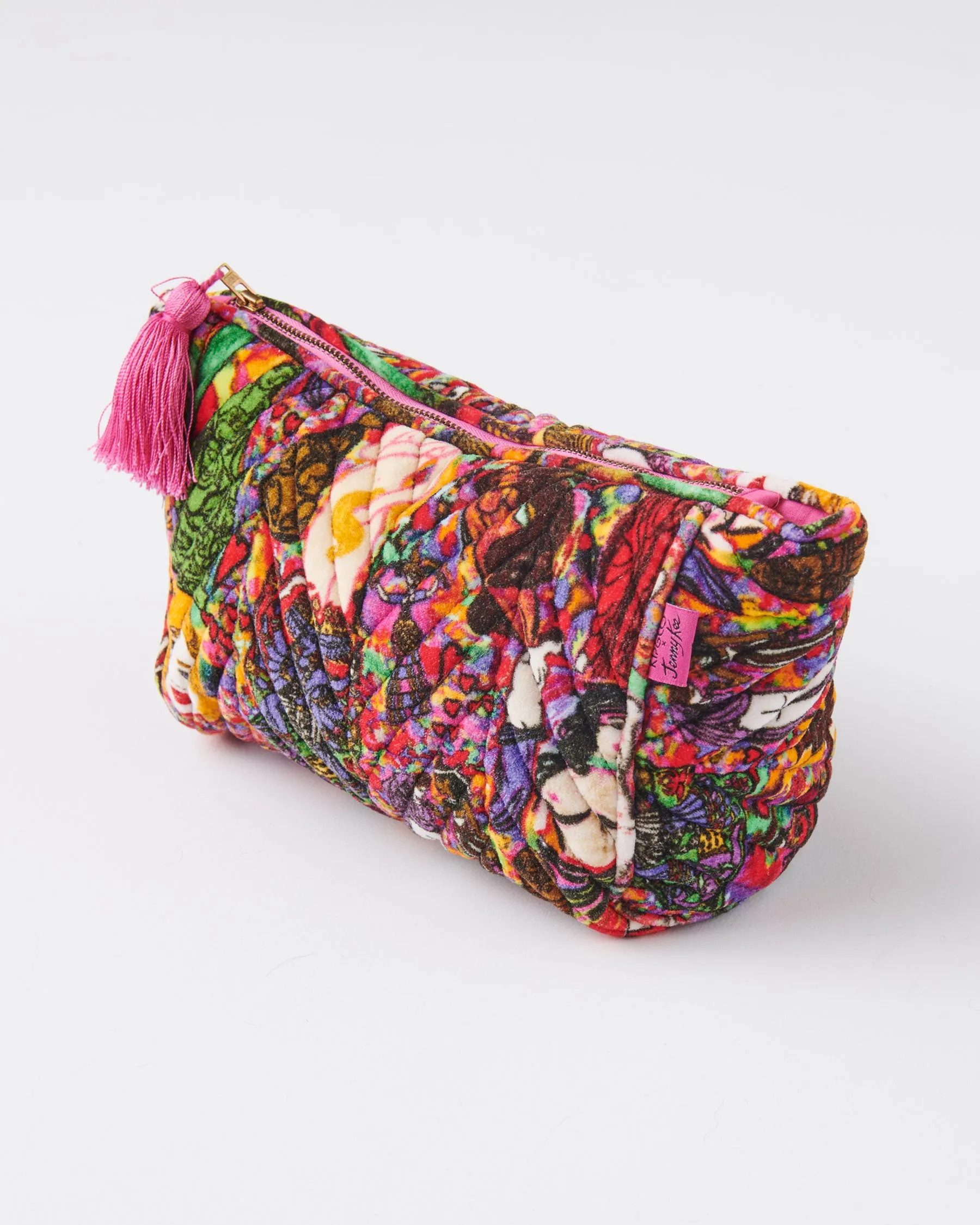 Kip&Co x Jenny Kee Goddesses Velvet Toiletry Bag