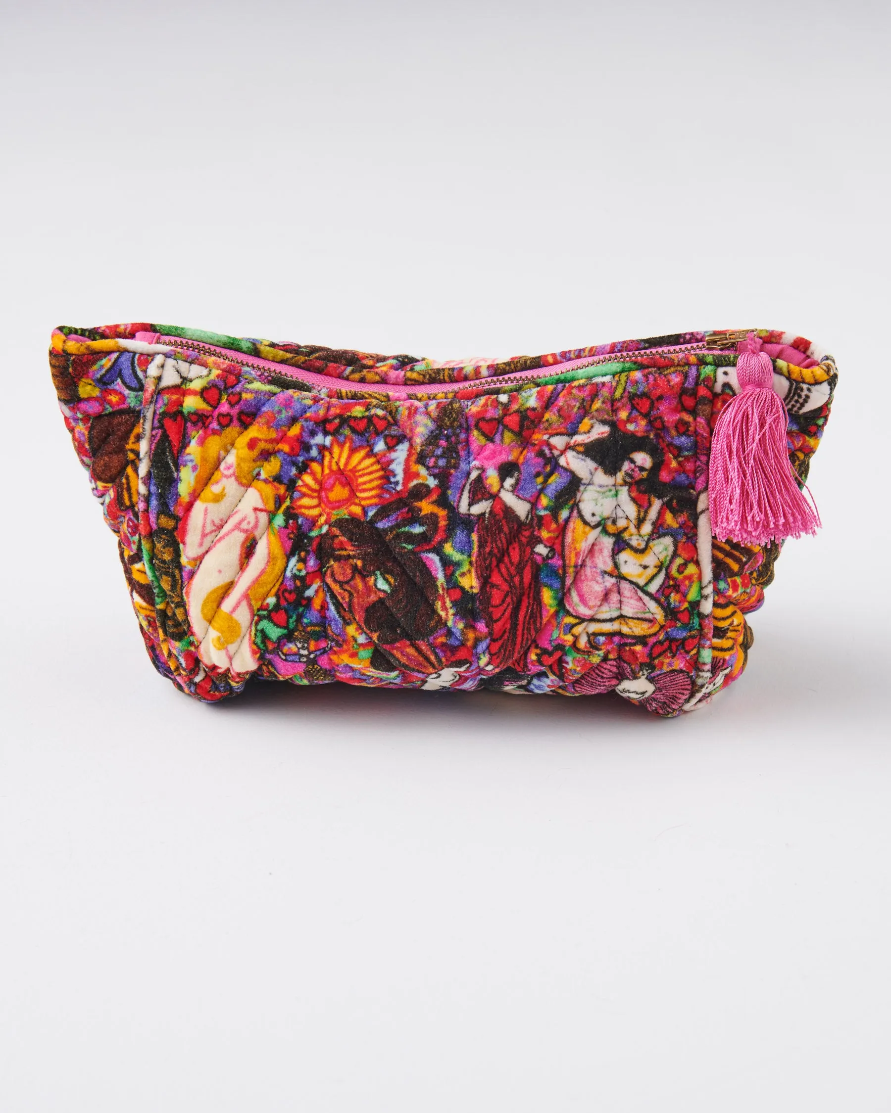 Kip&Co x Jenny Kee Goddesses Velvet Toiletry Bag