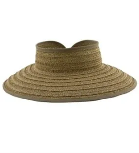 Kooringal Ladies Visor Roll Up Heather - Natural