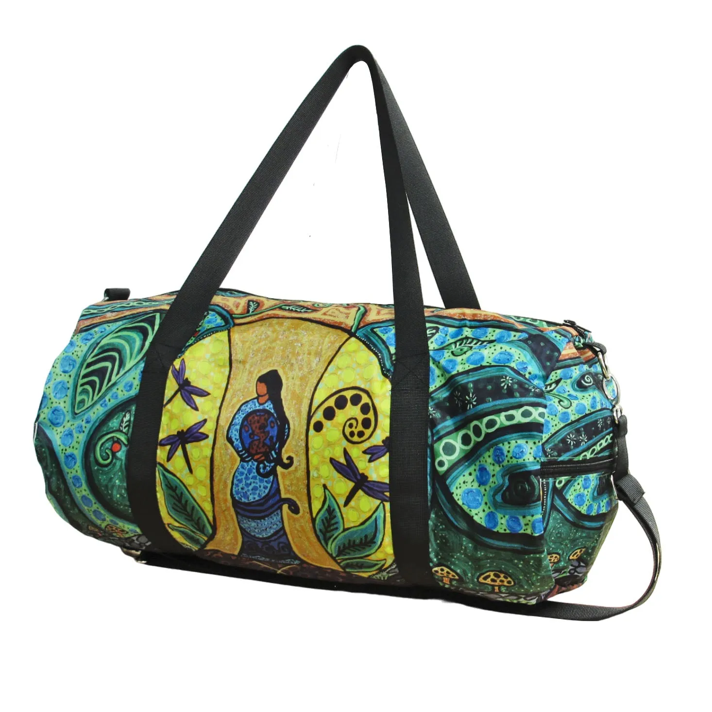 Leah Dorion Strong Earth Woman Packable Travel Bag