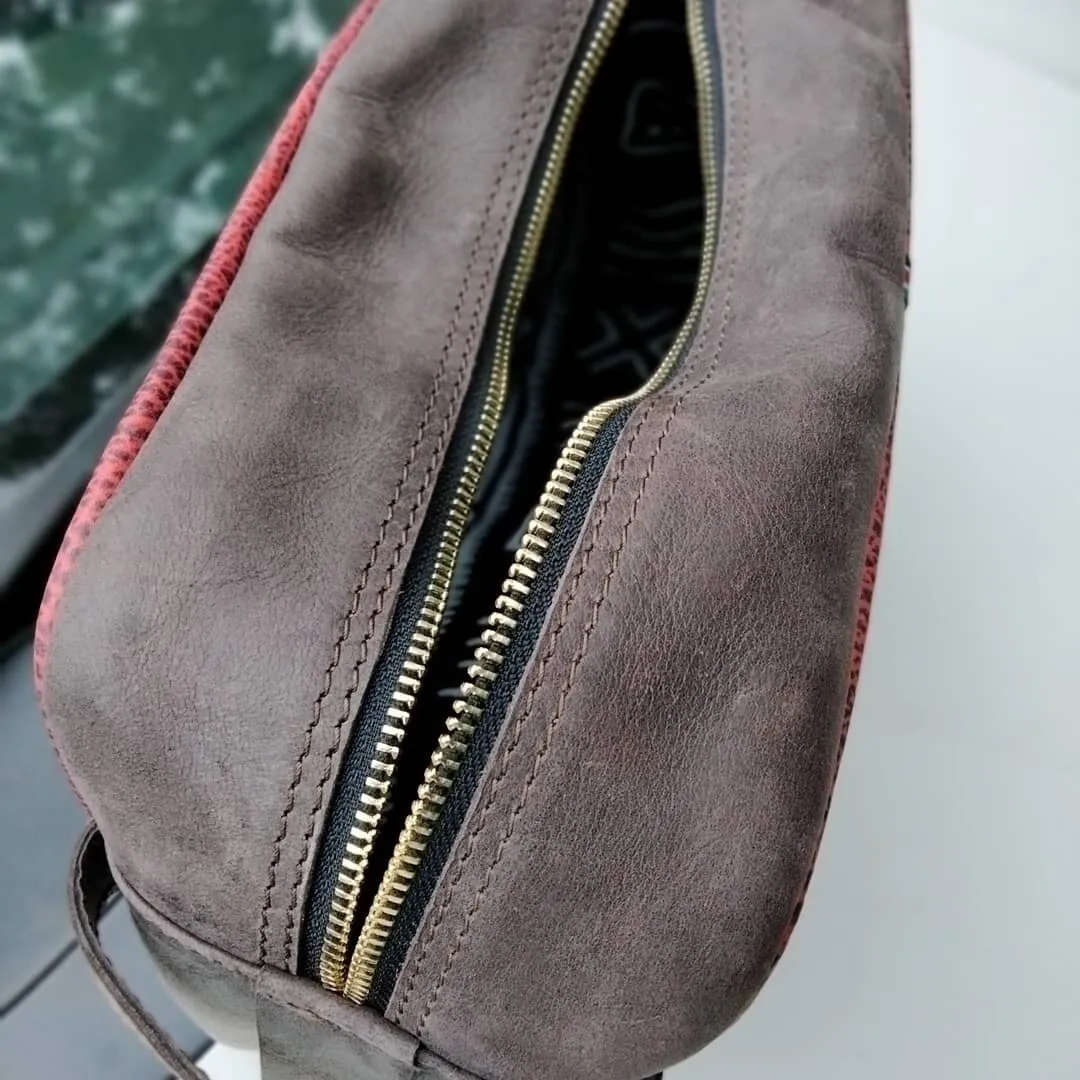 Leather Toiletry Bag