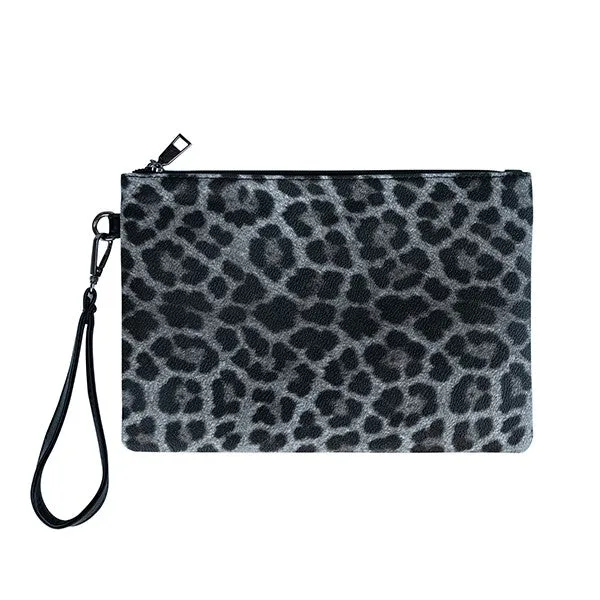 Let's Get Wild- Leopard Wristlet Clutch