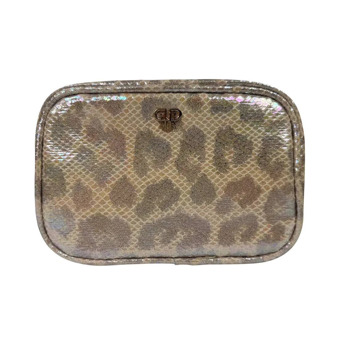 LITT Mini Lighted Mirror Case - Glimmer Leopard