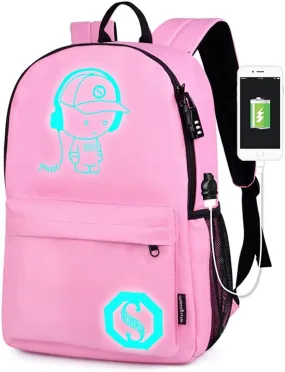 Lmeison Backpack for Teen Boys, Anime Backpack Casual Daypack for Travel