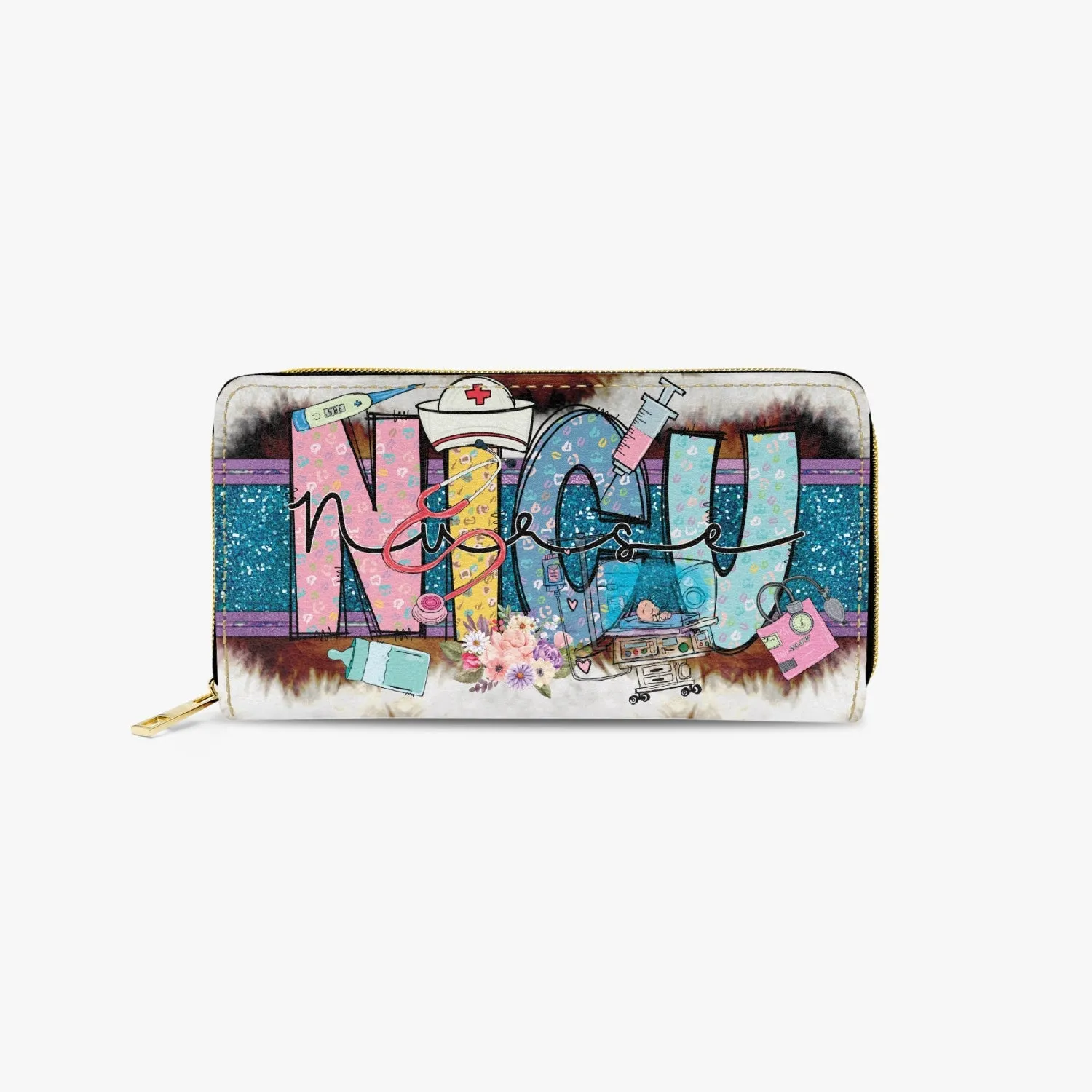 Long Type Zipper Purse - NICU Nurse