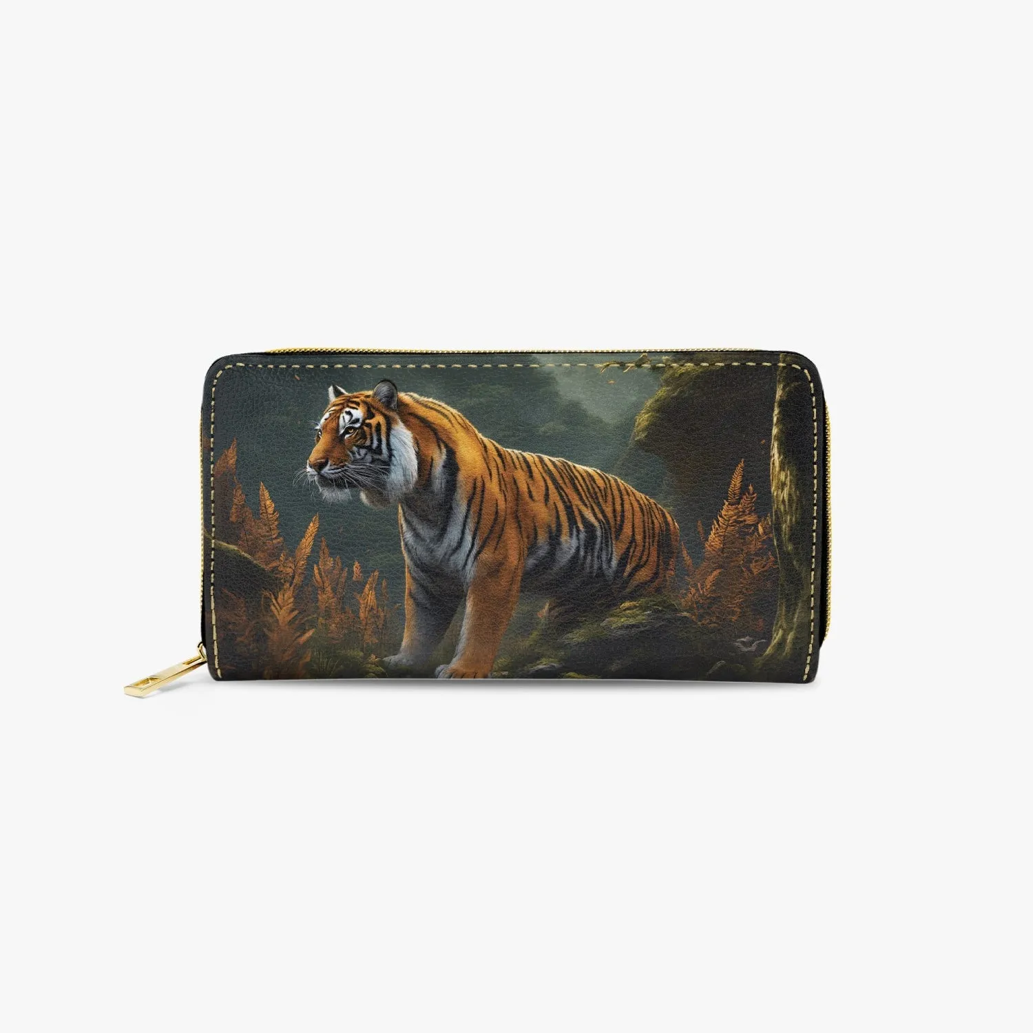 Long Type Zipper Purse, Tiger, awd-548