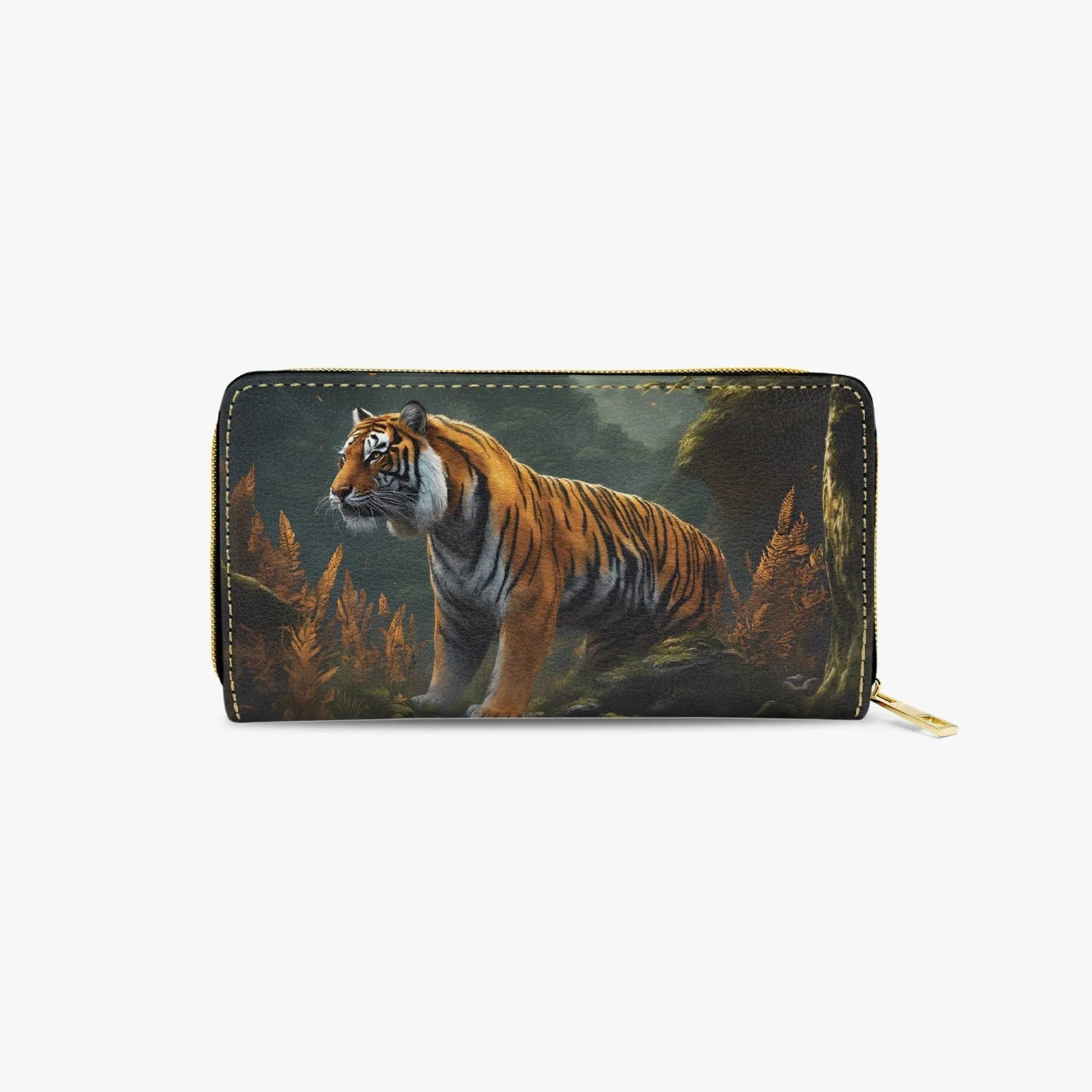 Long Type Zipper Purse, Tiger, awd-548