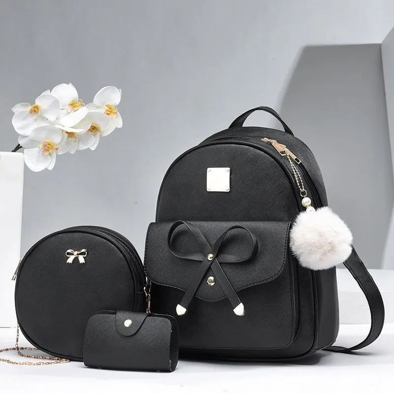 LovelyRLovely Women's All-match Casual Backpack Set