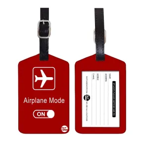 Luggage Tags Set Of 2 -  AIRPLANE MODE