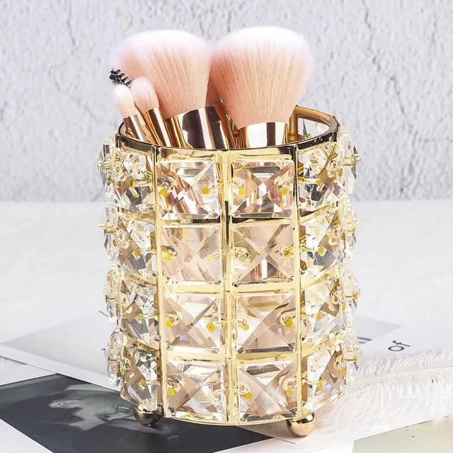 Luxurious Makeup Brush Organizer