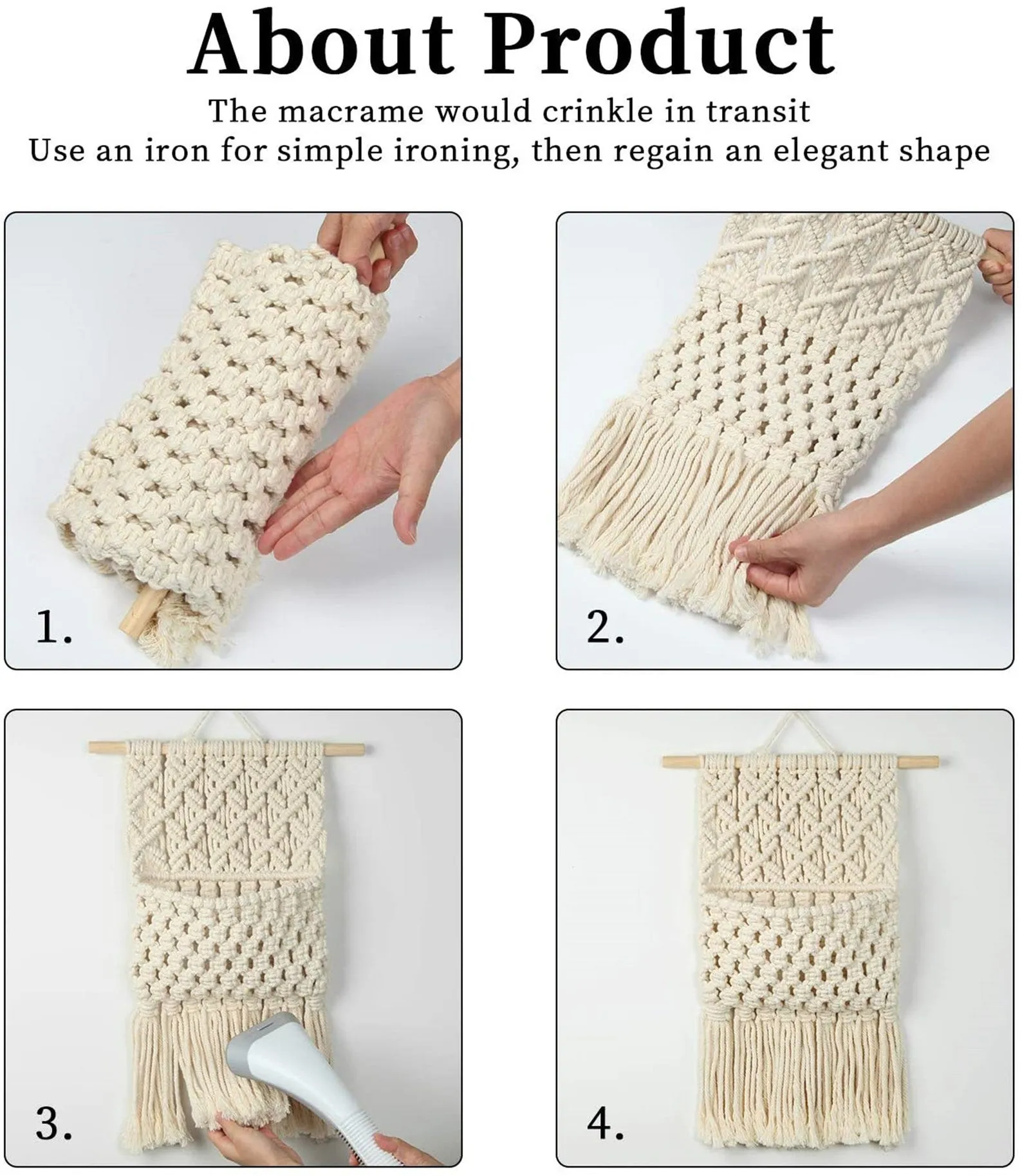 Macrame Storage Organizer