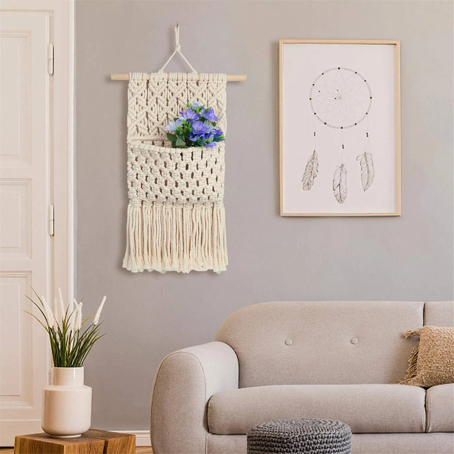 Macrame Storage Organizer