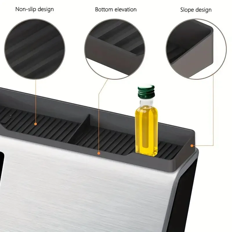 Magnetic Stove Top Silicone Shelf 2pack - 38cm