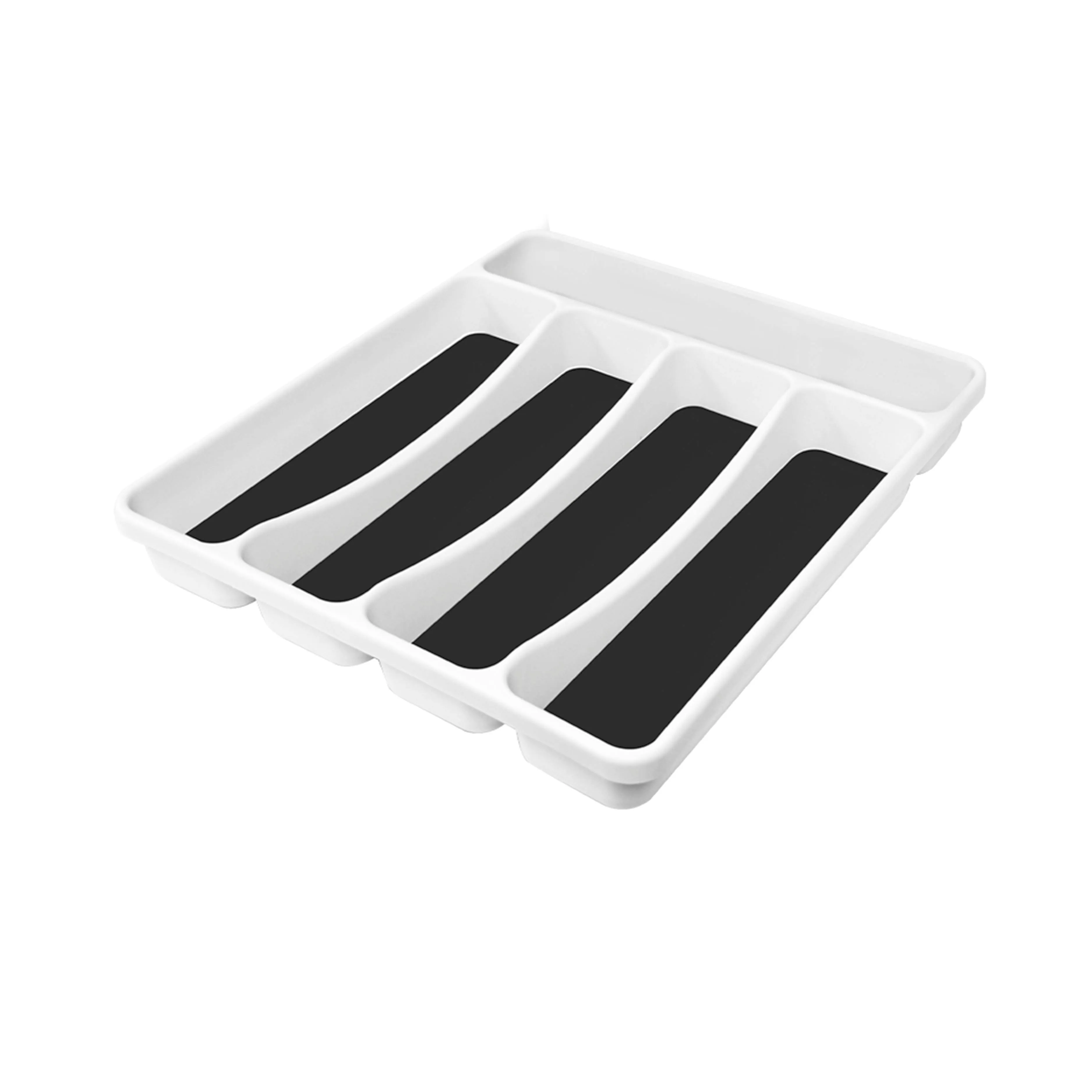 Masflex 5-Compartment Flatware Tray - White