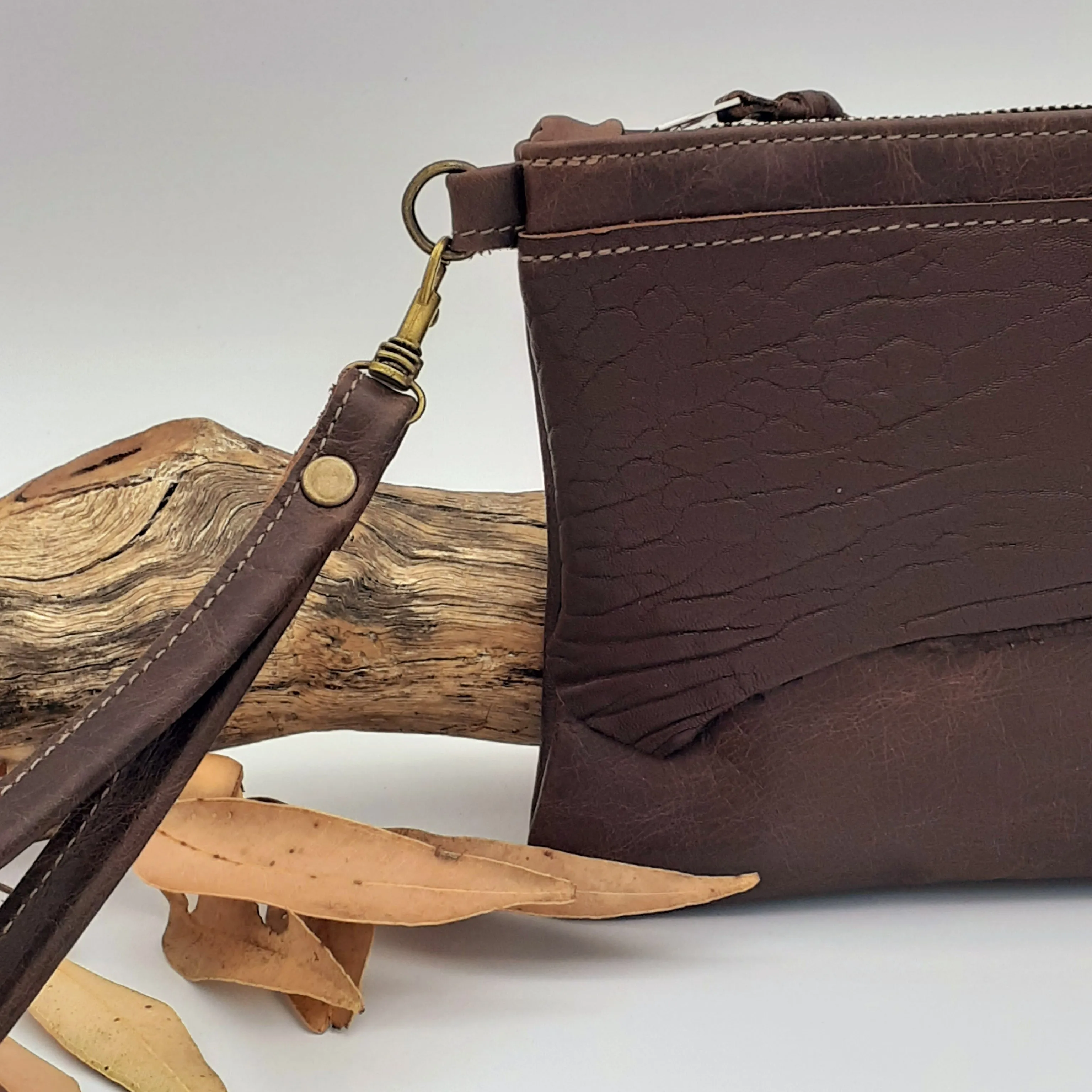 Merino Leather Clutch