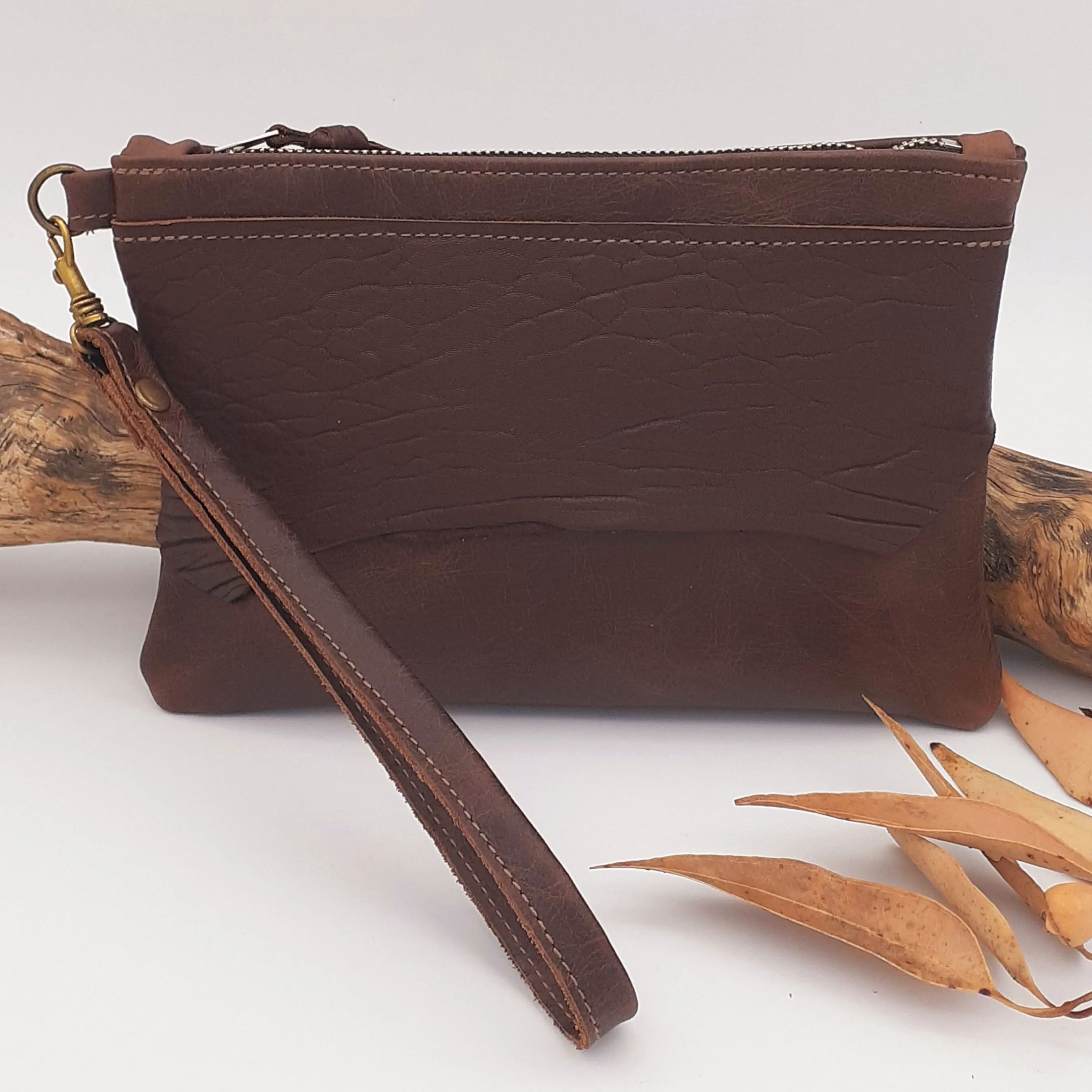 Merino Leather Clutch