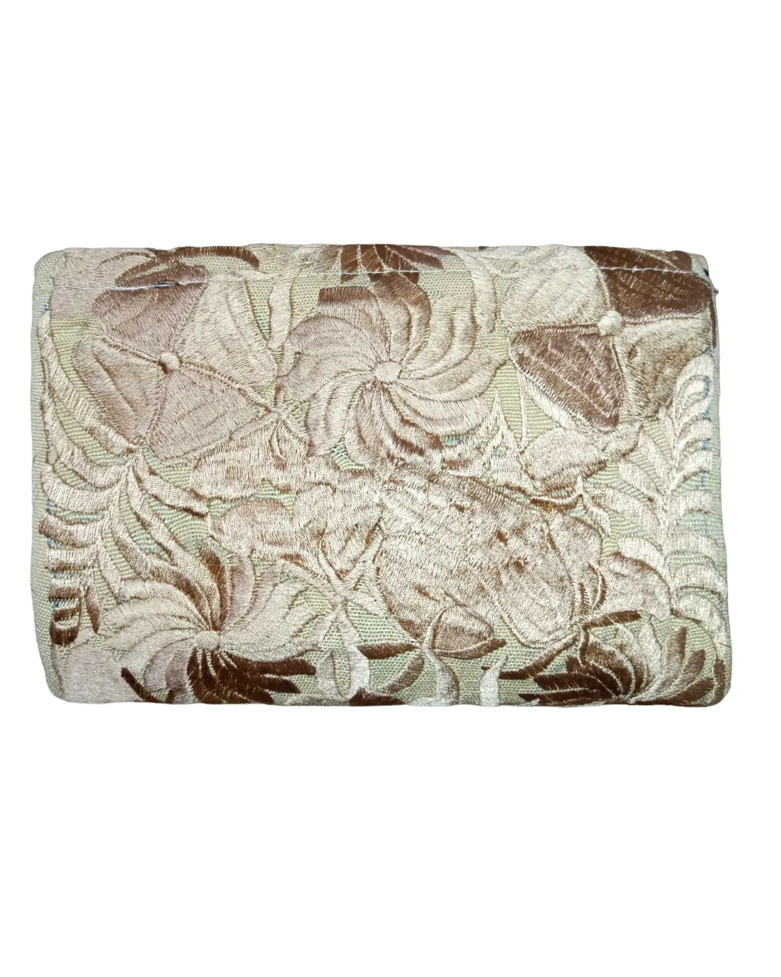 Mexican Embroidered Floral Clutch Bag