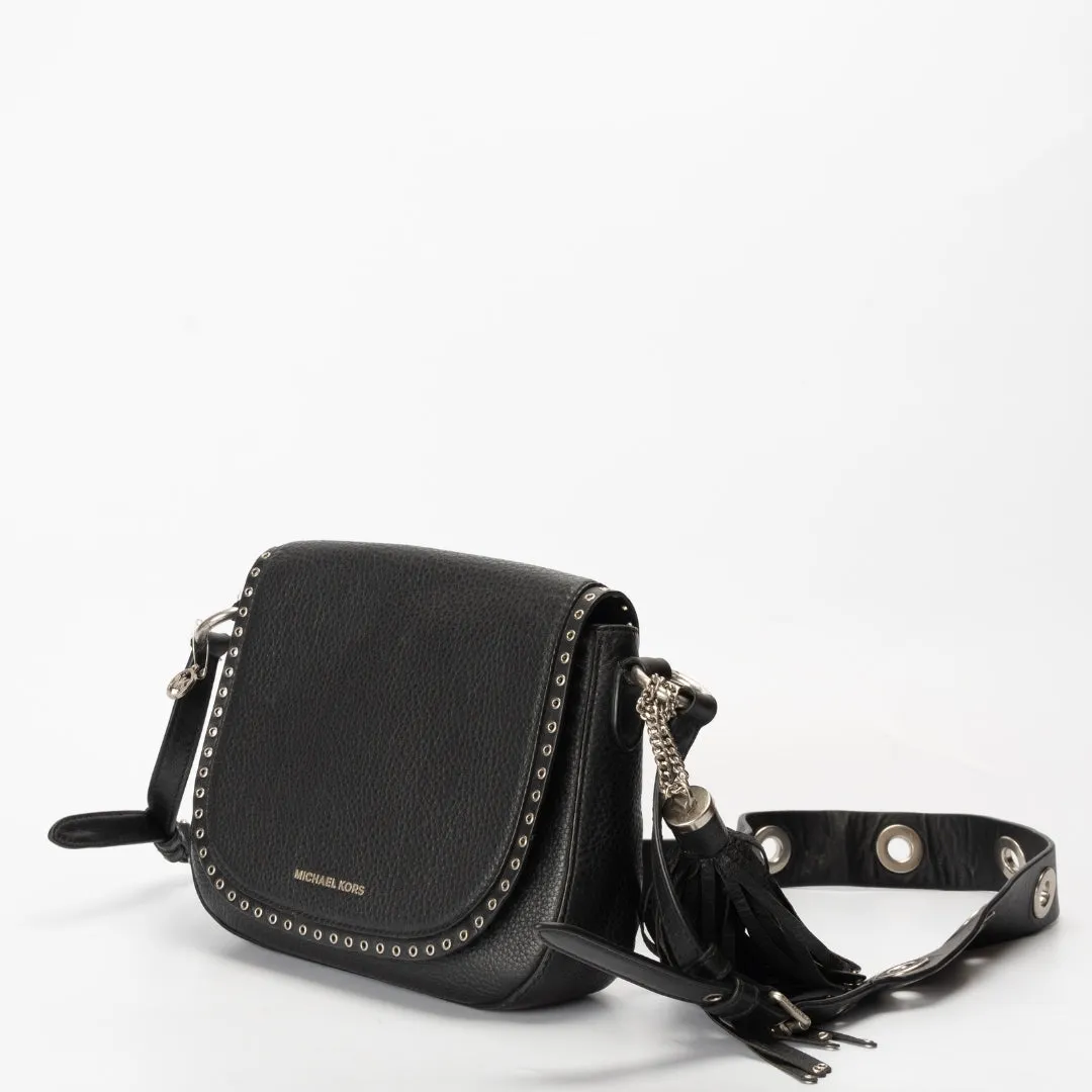 Michael Kors Brooklyn Leather Saddle Crossbody Bag