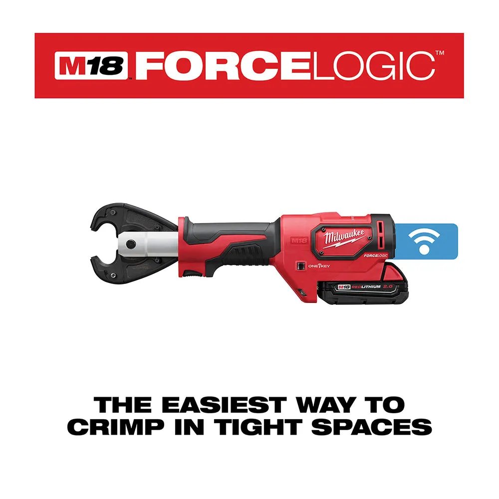 Milwaukee 2678-22 M18 Force Logic 6T Utility Crimping Kit With D3 Grooves "Snub Nose"