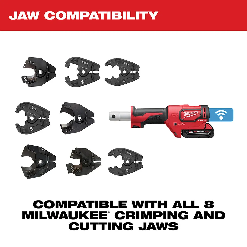 Milwaukee 2678-22 M18 Force Logic 6T Utility Crimping Kit With D3 Grooves "Snub Nose"