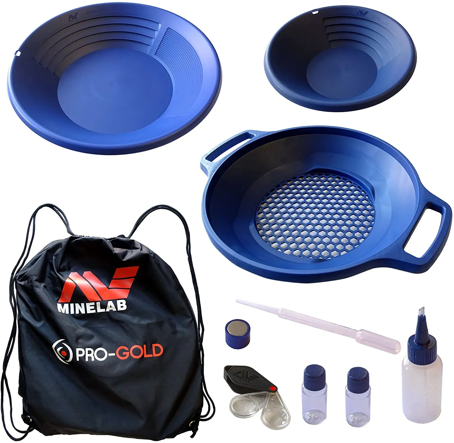 Minelab PRO-Gold Gold Panning Kit 2 Gold Pans, Classifier and More (3011-0325)