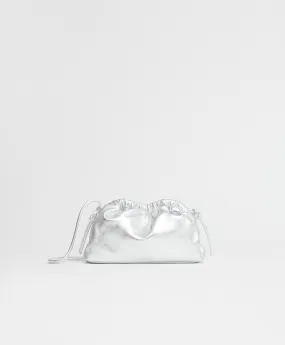 Mini Cloud Clutch - Silver