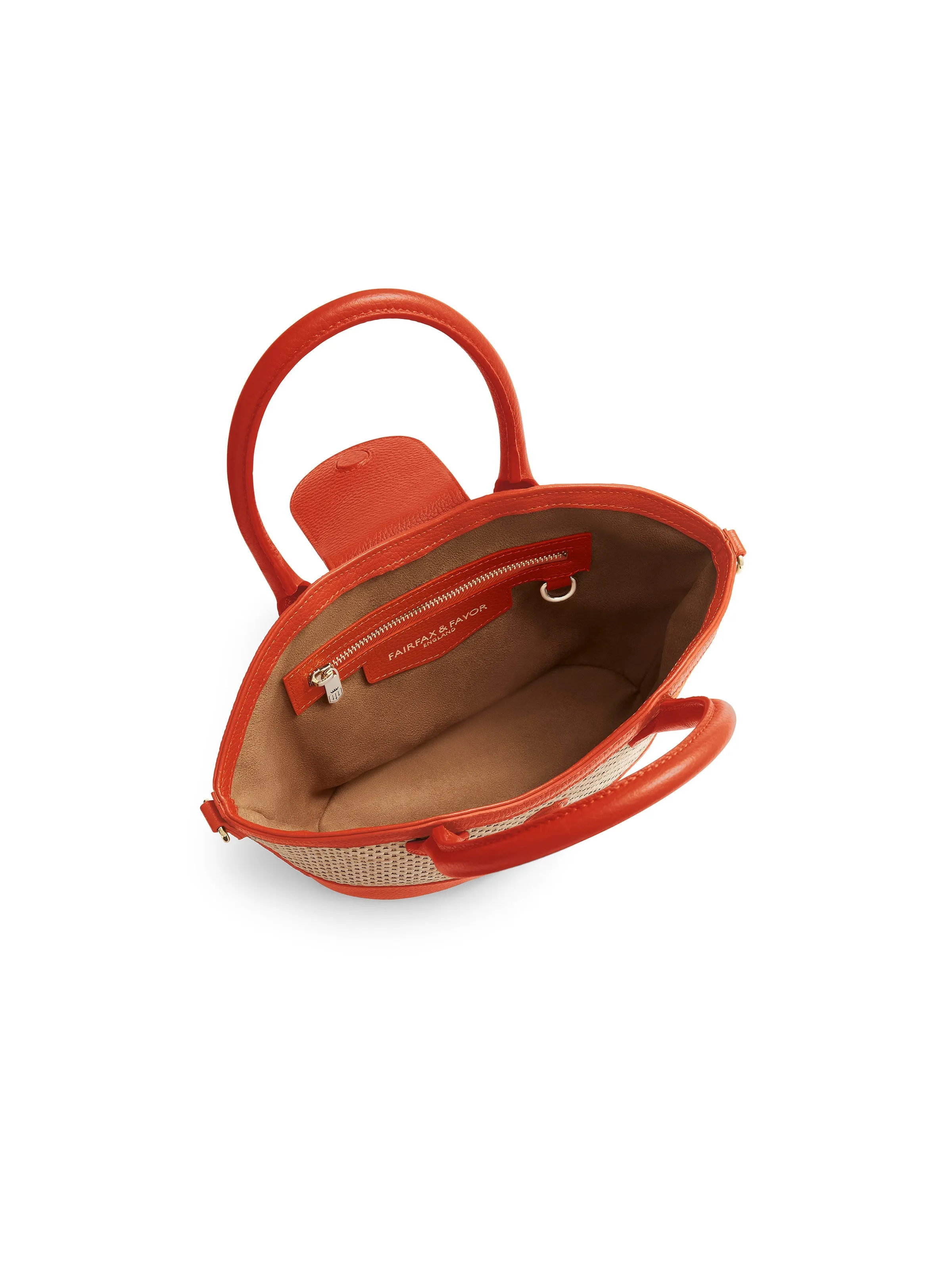 Mini Windsor Basket Bag - Sunset Orange