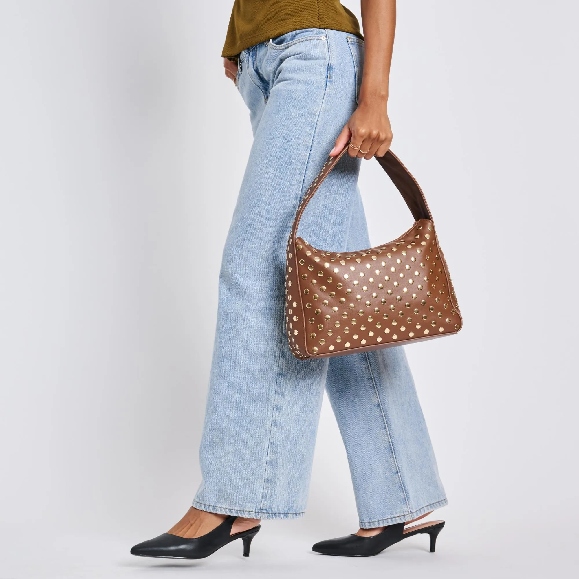 MODA LUXE Rebel Studded Shoulder Bag - More Colors Available