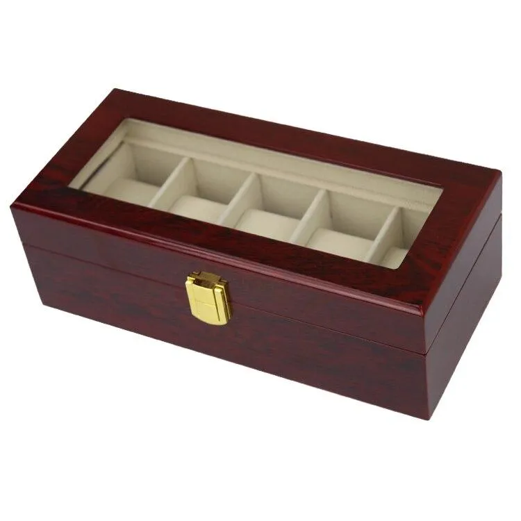 Moreno Wooden Watch Box Organizer 2-20 Slots