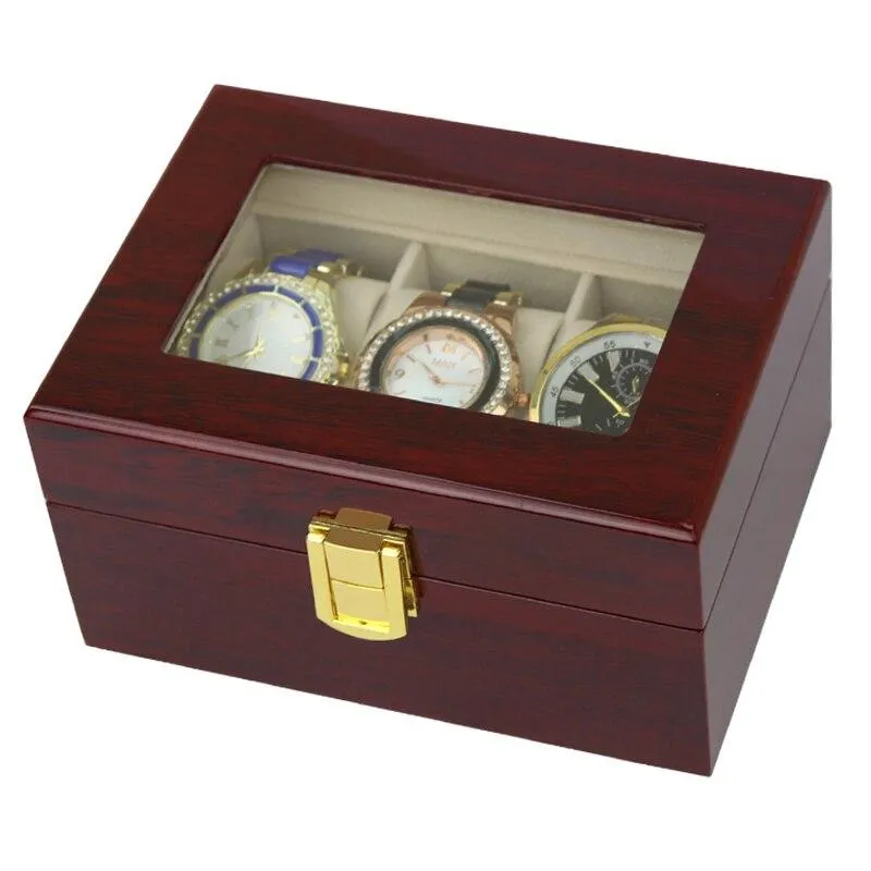 Moreno Wooden Watch Box Organizer 2-20 Slots