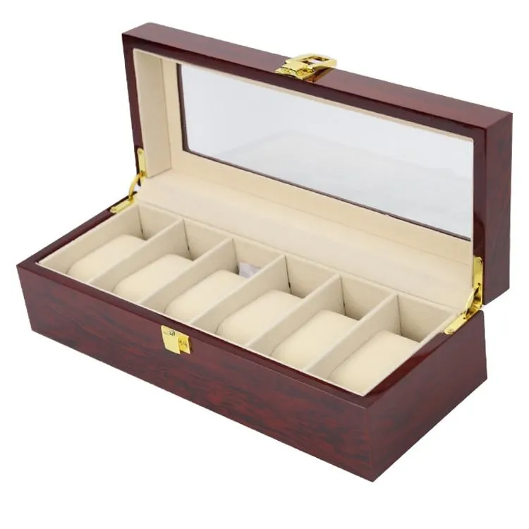 Moreno Wooden Watch Box Organizer 2-20 Slots