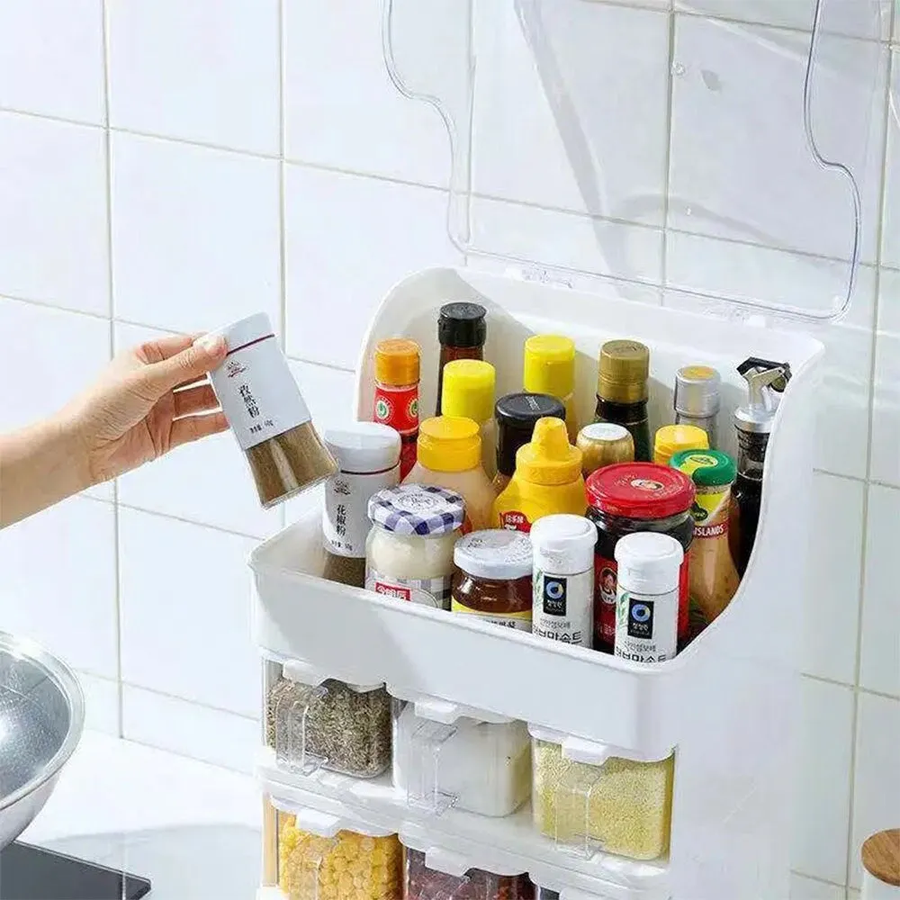 MultiFunctional Double Rack Spice Organizer