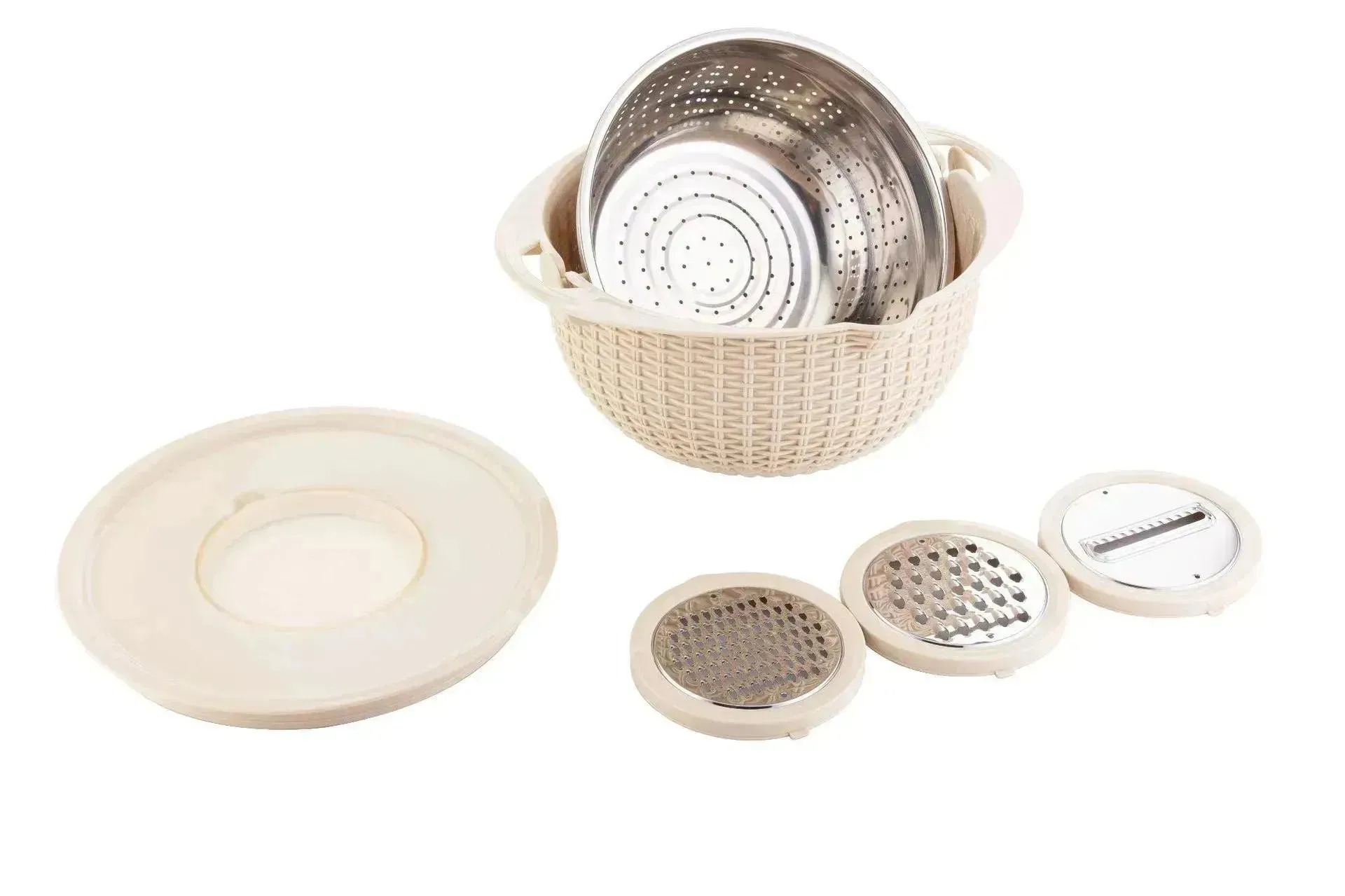 Multifunctional Kitchen Creative Household Rotating Washing Basket