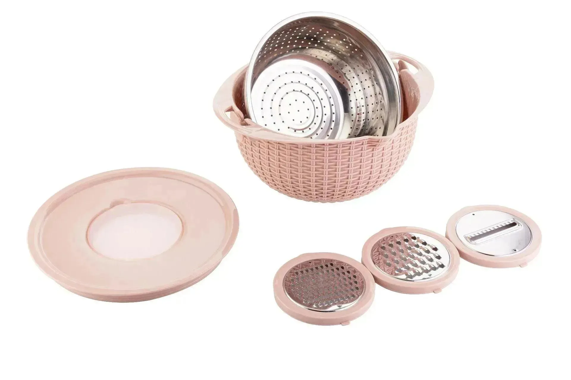 Multifunctional Kitchen Creative Household Rotating Washing Basket