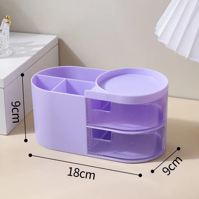 Multiple Compartments Cosmetic and Stationery Storage Box