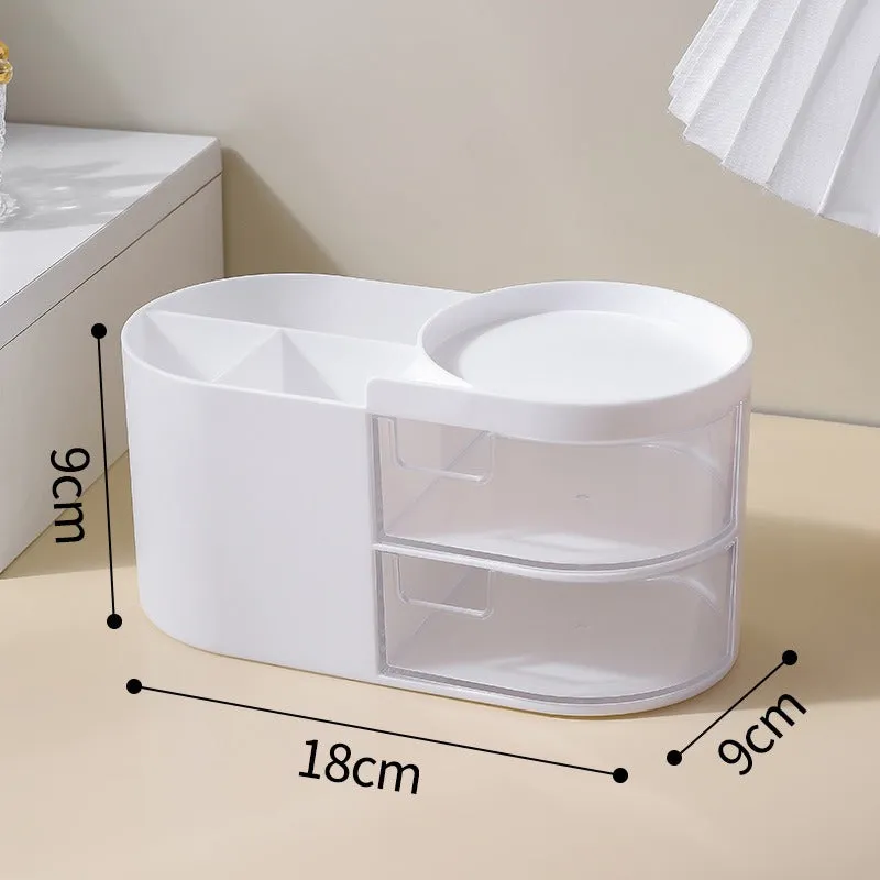 Multiple Compartments Cosmetic and Stationery Storage Box