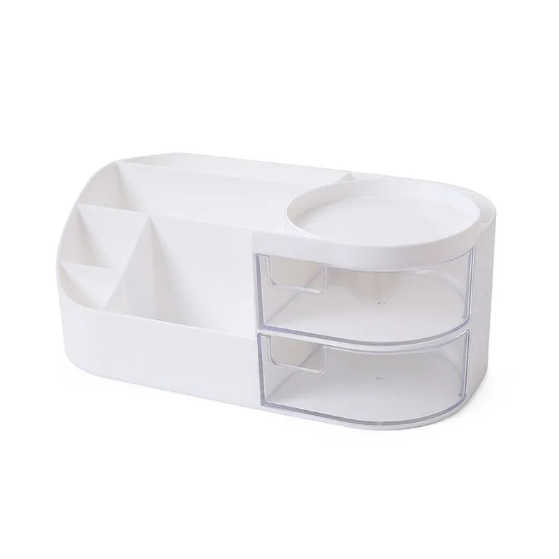 Multiple Compartments Cosmetic and Stationery Storage Box