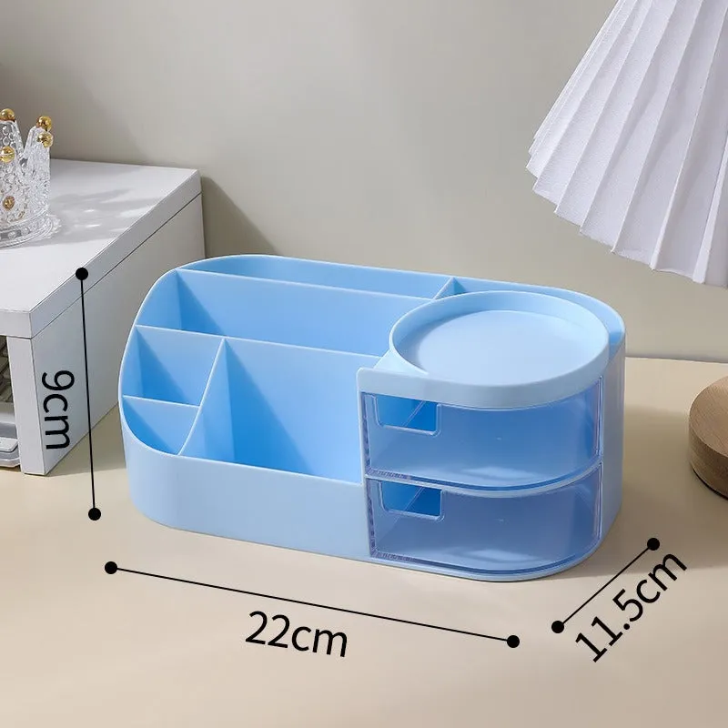 Multiple Compartments Cosmetic and Stationery Storage Box