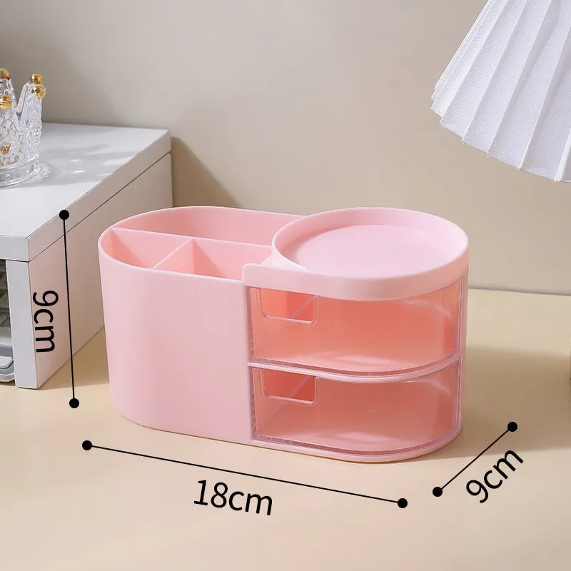 Multiple Compartments Cosmetic and Stationery Storage Box