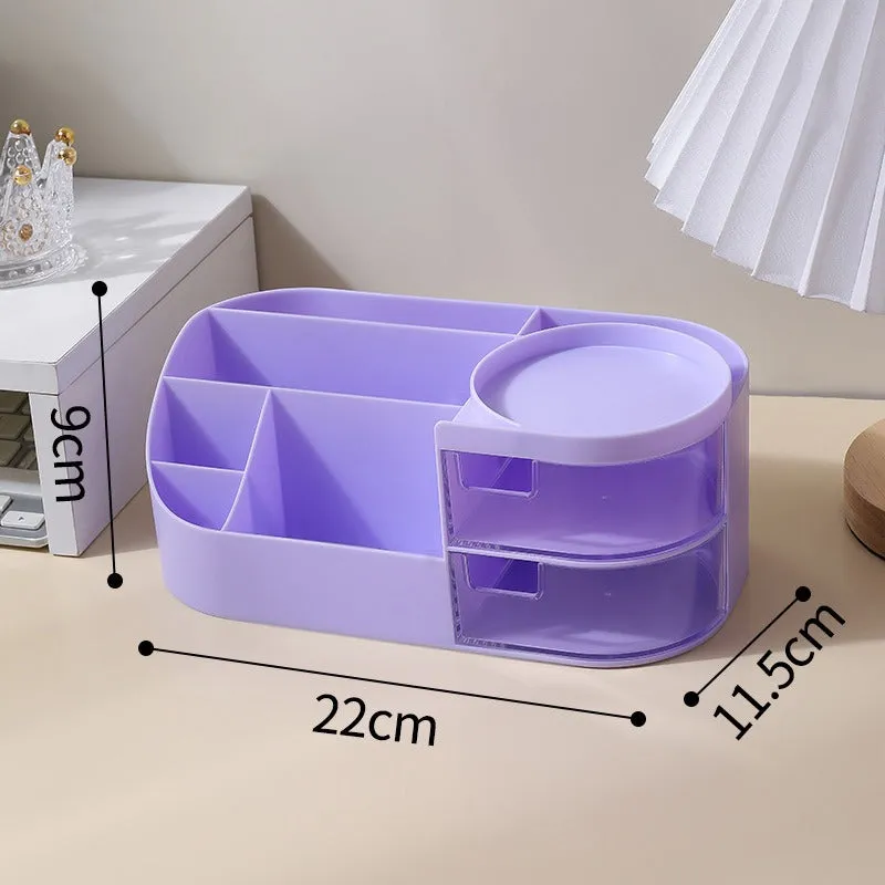 Multiple Compartments Cosmetic and Stationery Storage Box