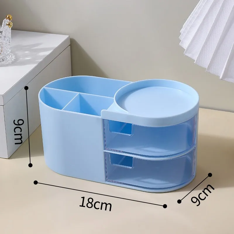 Multiple Compartments Cosmetic and Stationery Storage Box