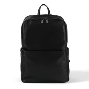 Multitasker Nappy Backpack - Black Vegan Leather