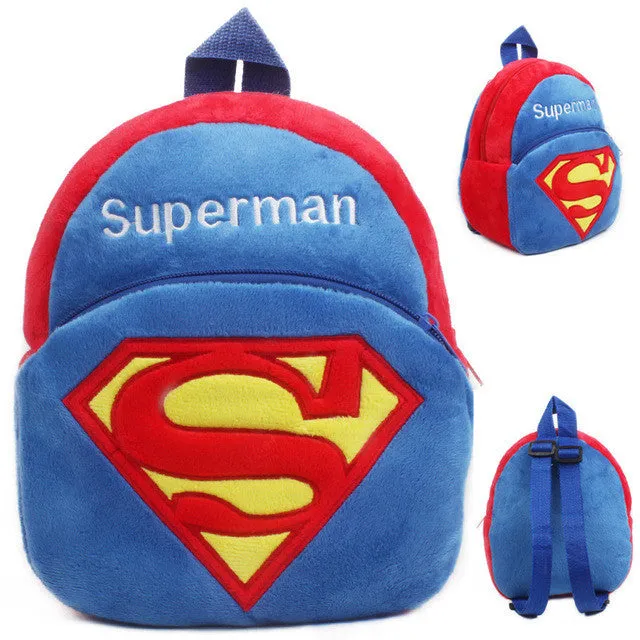 New cute kids school bag cartoon mini plush backpack toy for kindergarten boy girl baby Children's gift student lovely schoolbag