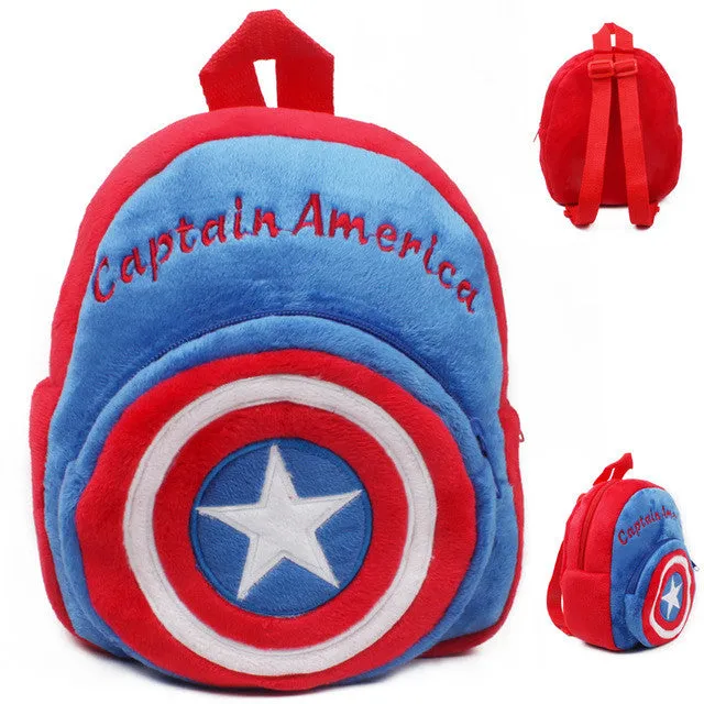 New cute kids school bag cartoon mini plush backpack toy for kindergarten boy girl baby Children's gift student lovely schoolbag