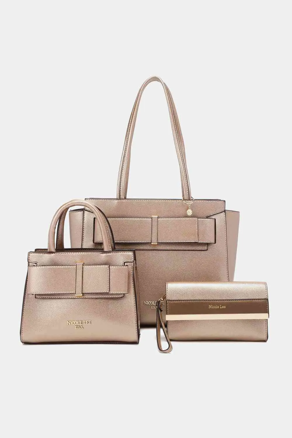 Nicole Lee USA Regina 3-Piece Satchel Bag Set