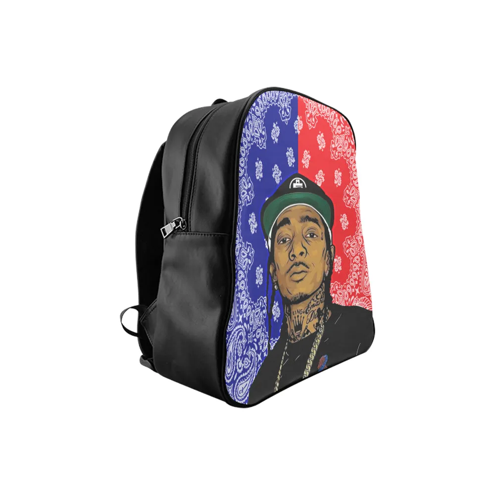 NIPSEY MAKE PEACE School Backpack (Medium)