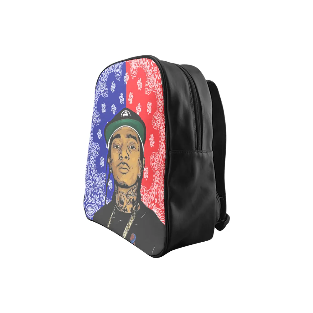 NIPSEY MAKE PEACE School Backpack (Medium)