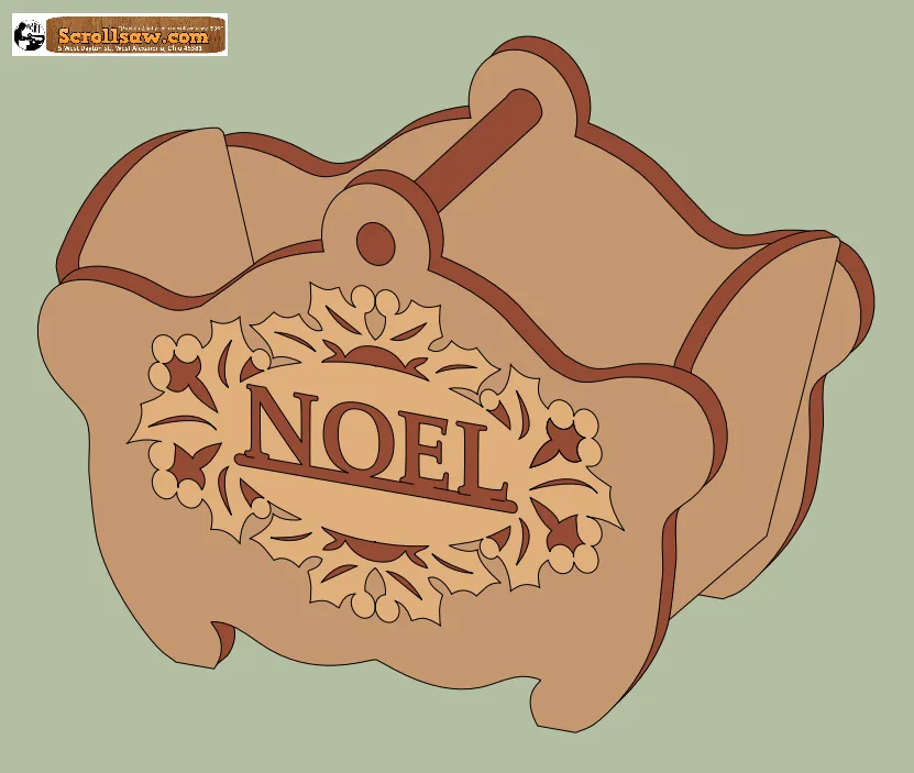 Noel Holiday Basket Pattern