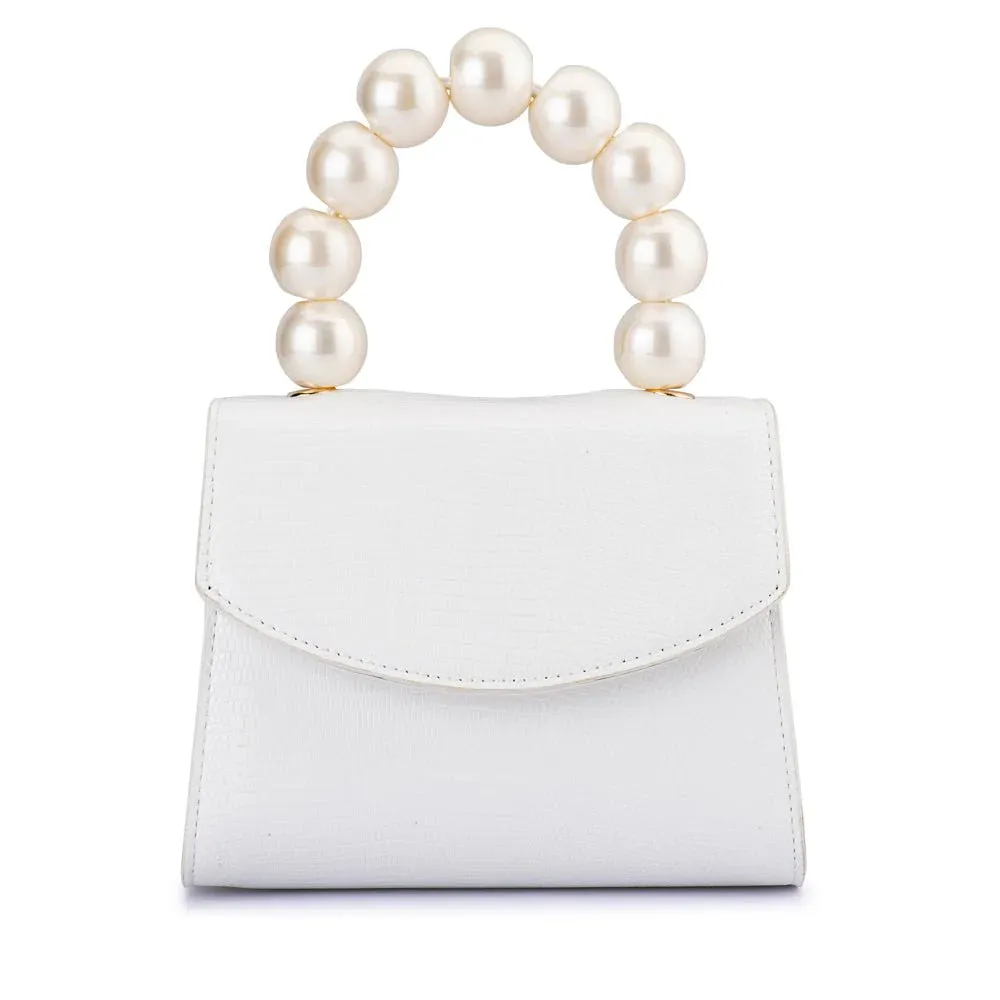 OB4798 PETA PEARL HANDLE BAG