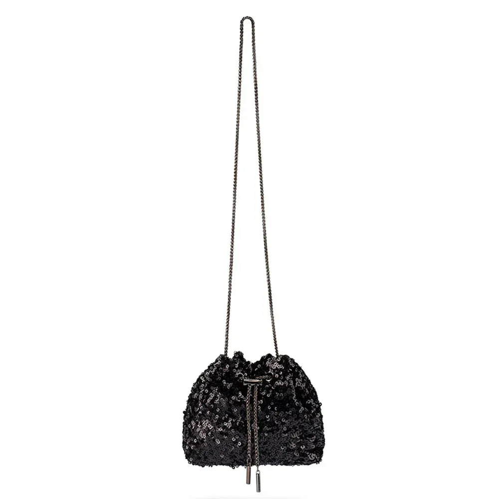 OB4818 ILANA SEQUIN DRAWSTRING BAG